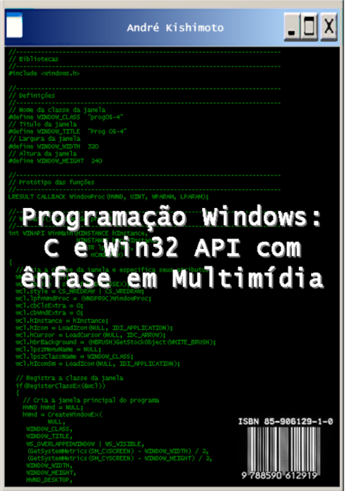 Capa do livro Programação Windows: C e Win32 API com ênfase em multimídia